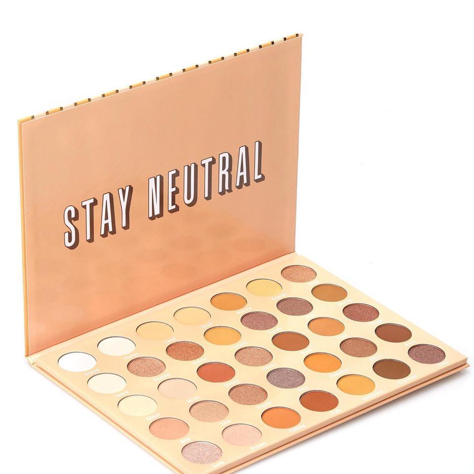 STAY NEUTRAL EYE SHADOW PALETTE - 35 COLORS (Lurella)