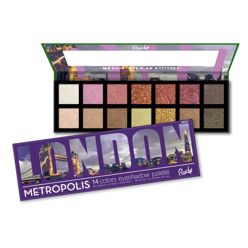 Metropolis 14 Color Eyeshadow Palette - London