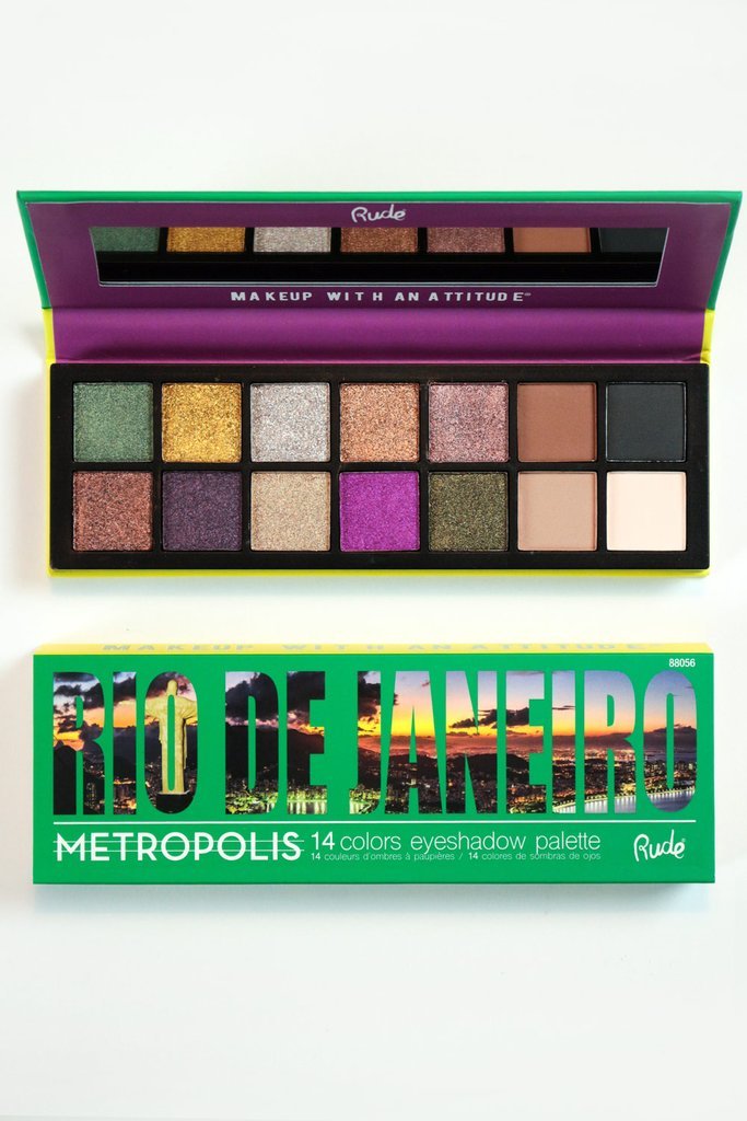 Metropolis 14 Color Eyeshadow Palette – Rio Janeiro