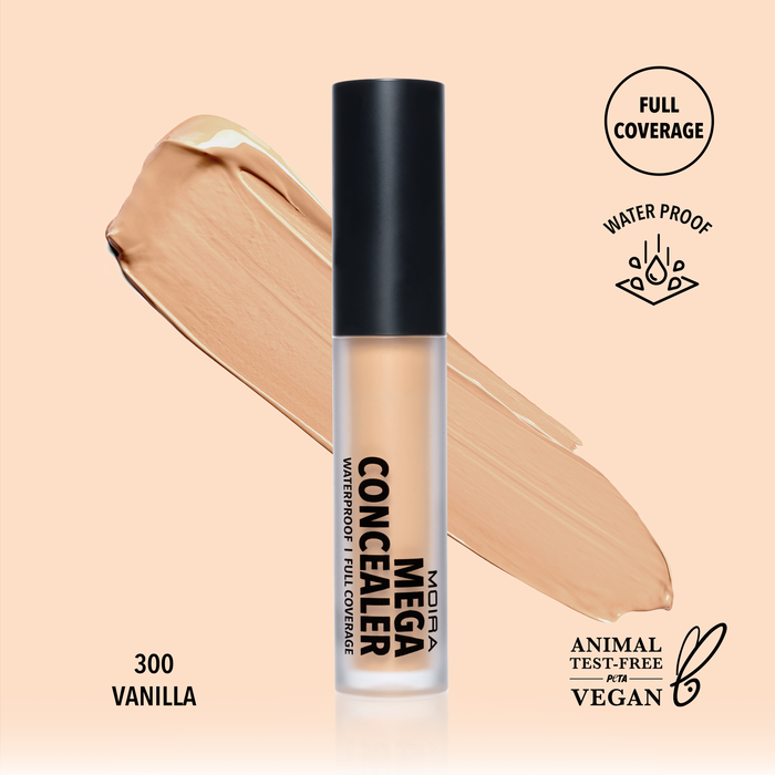 Mega Waterproof Concealer  - Moira (Todos los tonos Disponibles)