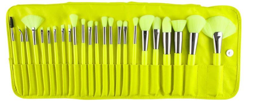 The Neon Orange 24 pc Brush Set - Beauty Creations