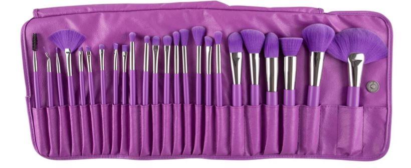 The Neon Orange 24 pc Brush Set - Beauty Creations