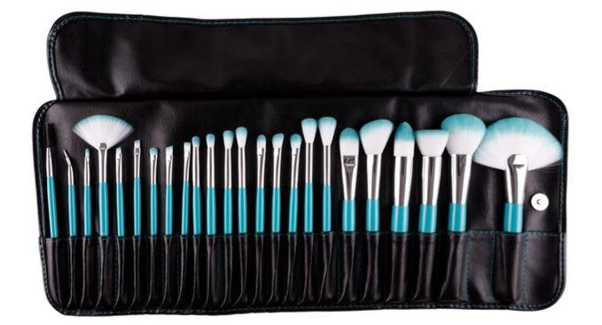 The Neon Orange 24 pc Brush Set - Beauty Creations