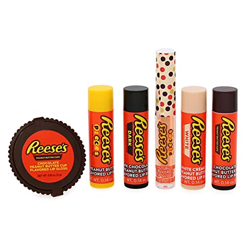 Reese's Candy Mix - Juego de 6 bálsamo labial y brillo