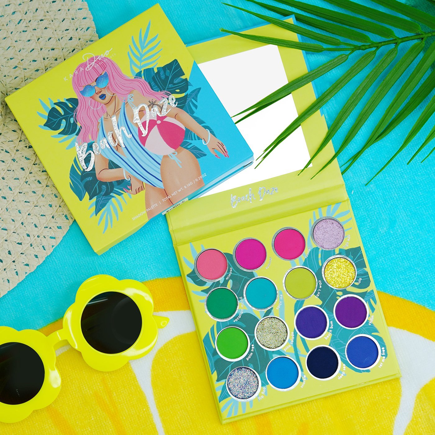 BEACH DAZE EYESHADOW PALETTE - KARA BEAUTY