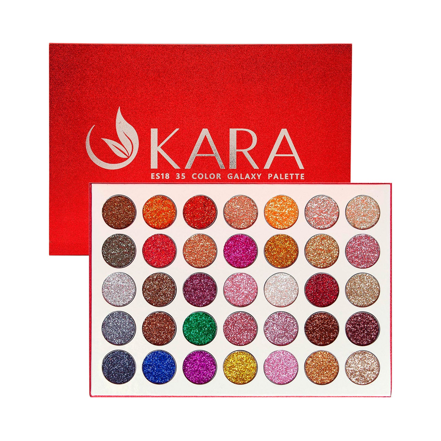 ES18 35 Color Galaxy Palette - Kara Beauty